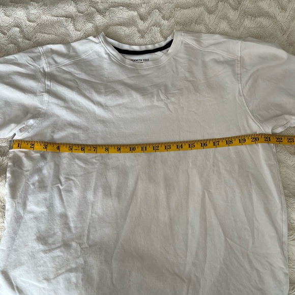 Kenneth Cole White Short Sleeve Tee XL - Picture 5 of 6